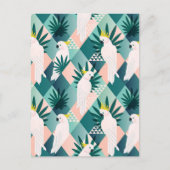 Parrot op Palm 1 Briefkaart (Voorkant)