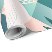 Parrot op Palm 1 Cadeaupapier (Rol Hoek)