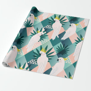 Parrot op Palm 1 Cadeaupapier