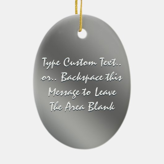 Parrot Ornament personaliseert Afrikaanse grijze O (Achterkant)