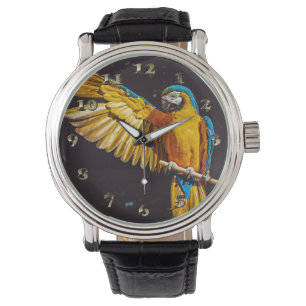 Parrot Out Stretched Wing Horloge