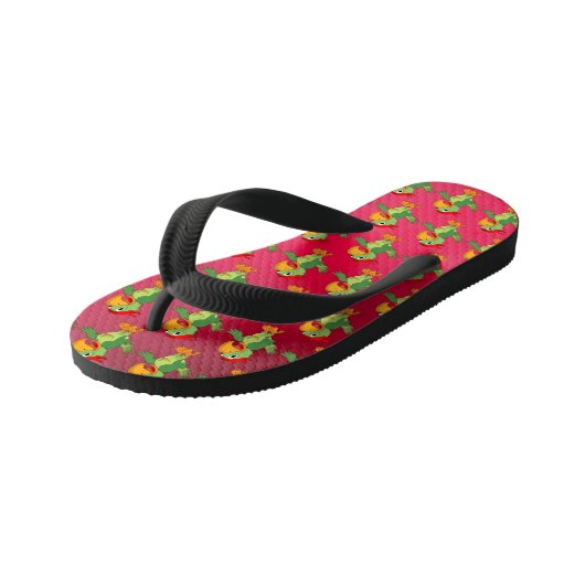 Parrot Paar van Teenslippers (Schuin)