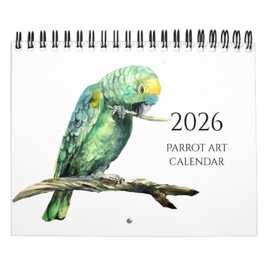 Parrot paintings Calendar Kalender (Hoes)