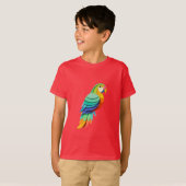 Parrot Paradise Kinderen T-Shirt (Voorkant volledig)