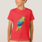 Parrot Paradise Kinderen T-Shirt (Voorkant)
