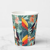 Parrot Paradise Papieren servetten Papieren Bekers (Links)