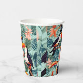 Parrot Paradise Papieren servetten Papieren Bekers (Rechts)