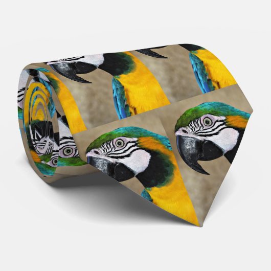 Parrot, Parrot, Parrot, Parrot, Parrot, Parrot, Pa Stropdas (Opgerold)