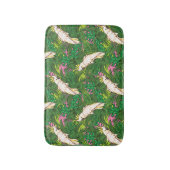 Parrot Patroon met palmbladeren Badmat (Voorkant Verticaal)