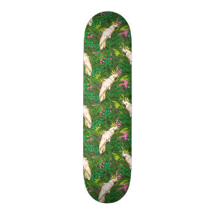Parrot Patroon met palmbladeren Skateboard