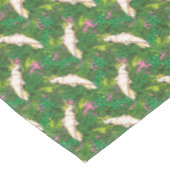 Parrot Patroon met palmbladeren Tafelkleed (Gekanteld)