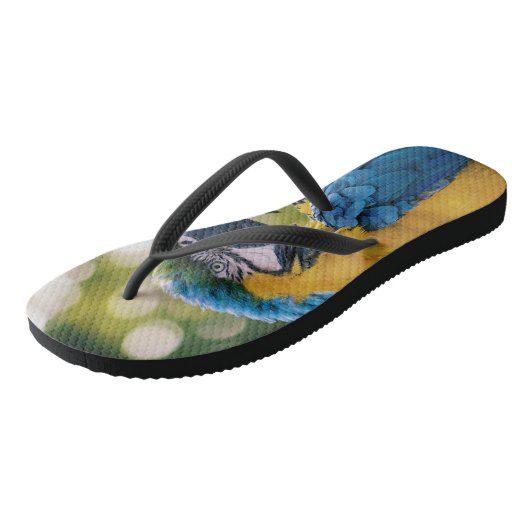 Parrot Patterned  Teenslippers (Schuin)