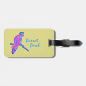 Parrot Perch Bagagelabel (Achterkant horizontaal)