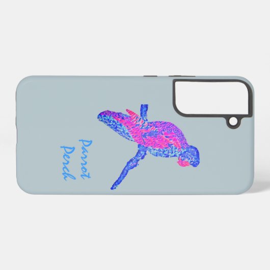 Parrot Perch Samsung Galaxy Hoesje (Achterkant horizontaal)