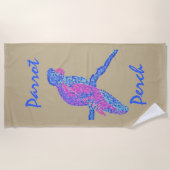 Parrot Perch Strandlaken (Voorkant)