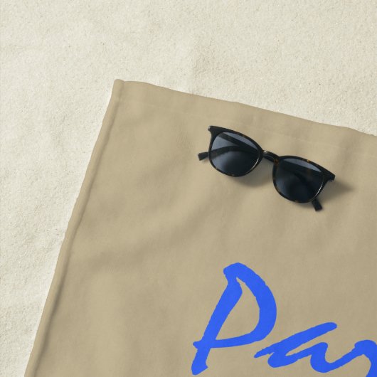 Parrot Perch Strandlaken (In situ)