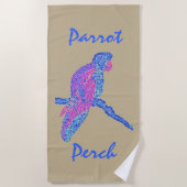 Parrot Perch Strandlaken (Voorkant)