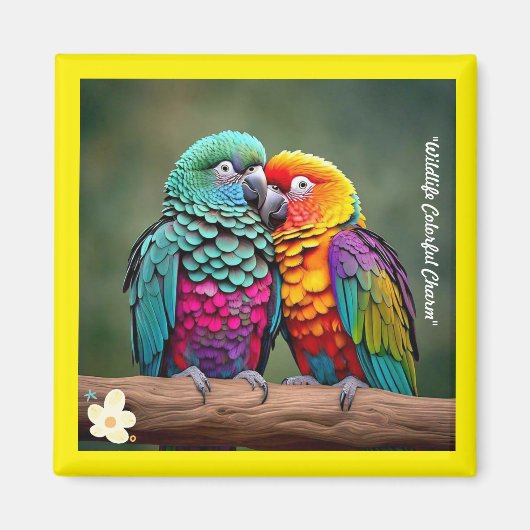 "Parrot Photography Showcase" Magneet (Voorkant)