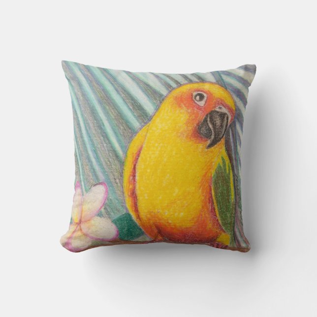 Parrot Pillow Kussen (Voorkant)