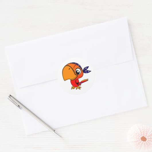 Parrot Pirate Stickers (Envelop)