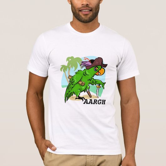 Parrot Pirate T-Shirt (Voorkant)