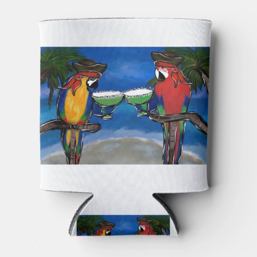 Parrot Pirates Blikjeskoeler (Voorkant)