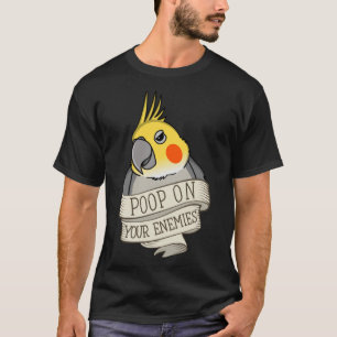 Parrot poep op je vijanden t-shirt