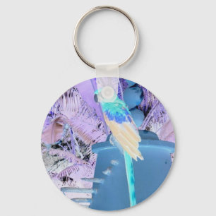 Parrot Pop Art Sleutelhanger
