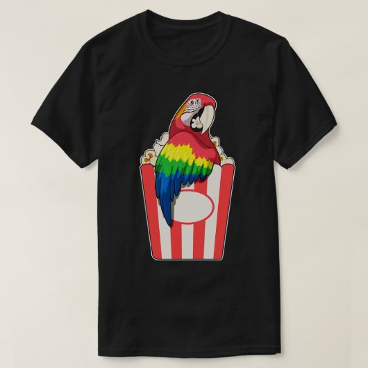 Parrot Popcorn T-shirt (Design voorkant)