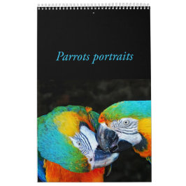 Parrot Portraits Kalender