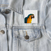Parrot Post-it Notes Vierkante Button 5,1 Cm (In situ)