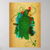 Parrot Print/Cotorra Poster (Voorkant)
