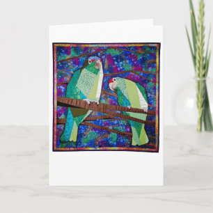 Parrot Quilt Card Kaart