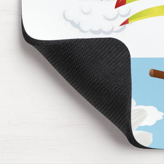 Parrot Rainbow Sun Floral Muismat! Muismat (Hoek)