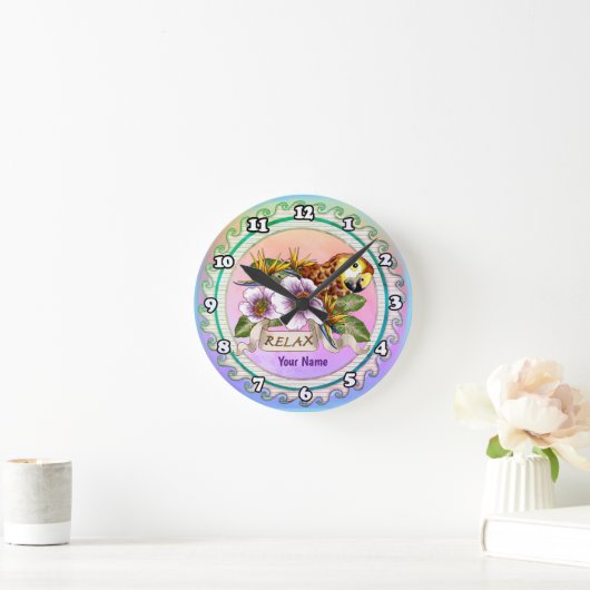 Parrot Relax Ronde Klok (Huis)