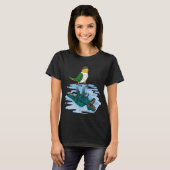 Parrot & Rex Reflection I Black, met Caique T-shirt (Voorkant volledig)