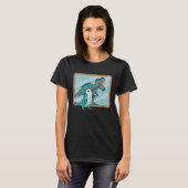 Parrot & Rex Reflection I Blue Monk Paraket Quake T-shirt (Voorkant volledig)