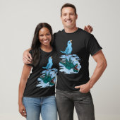 Parrot & Rex Reflection I Blue Parrotlet T-shirt (Unisex)