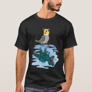 Parrot & Rex Reflection I Cockatiel T-shirt