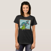 Parrot & Rex Reflection I Dusky Head Conure T-shirt (Voorkant volledig)