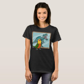 Parrot & Rex Reflection I Jenday Conure T-shirt (Voorkant volledig)