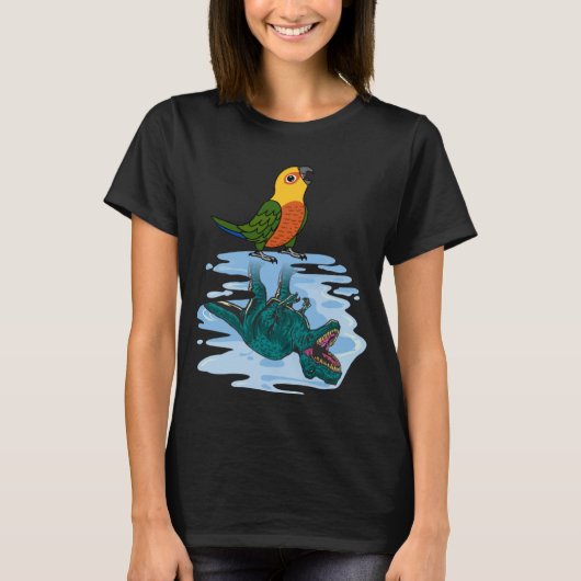 Parrot & Rex Reflection I Jenday Conure T-shirt (Voorkant)