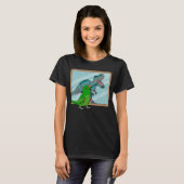 Parrot & Rex Reflection I Male Eclectus T-shirt (Voorkant volledig)