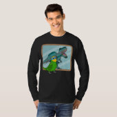 Parrot & Rex Reflection I Orange winged Amazon T-shirt (Voorkant volledig)