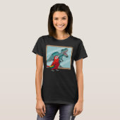 Parrot & Rex Reflection I Scarlet Macaw T-shirt (Voorkant volledig)