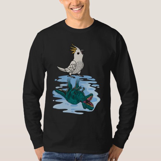Parrot & Rex Reflection I Sulfur crested Cockato T-shirt (Voorkant)