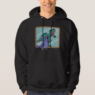 Parrot & Rex Reflection I Violet Indian Ringnek Hoodie