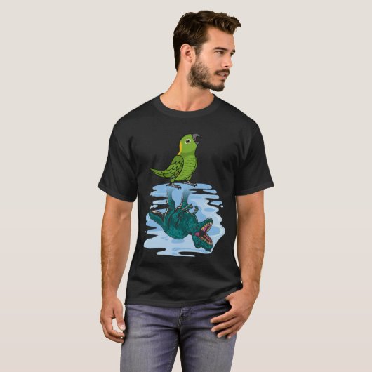 Parrot & Rex Reflection I Yellow Naped Amazon T-shirt (Voorkant volledig)