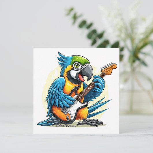 Parrot Rock Muziek (Staand voorkant)