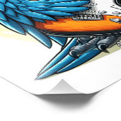 Parrot Rock Muziek Foto Afdruk (Hoek)